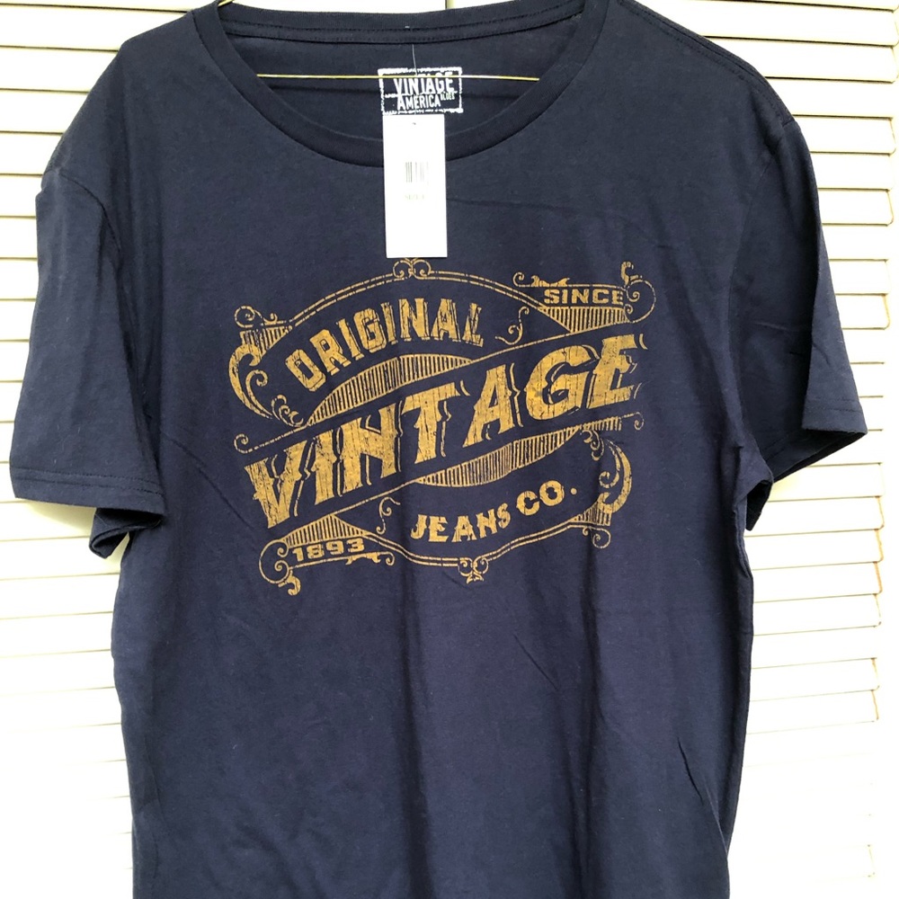 America Blues Jeans Company Short Sleeve T Shirt NWT Extra Large